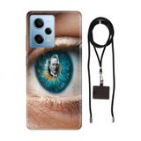 Senada Redmi Note 12 Pro 5g ile Uyumlu Kılıf Atatürk Yolunda Resimli Silikon İpli Boyun Askı Aparatı