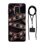 Senada Redmi Note Oneplus 9 Pro ile Uyumlu Kılıf Care Desenli Silikon İpli Boyun Askı Aparatı