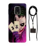 Senada Redmi Note Oneplus 9 Pro ile Uyumlu Kılıf JokerRetro Desenli Silikon İpli Boyun Askı Aparatı