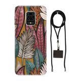 Senada Redmi Note Oneplus 9 Pro ile Uyumlu Kılıf Matte Desenli Silikon İpli Boyun Askı Aparatı