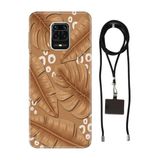 Senada Redmi Note Oneplus 9 Pro ile Uyumlu Kılıf Olive Garden Resimli Kapak Boyun İpi Telefon Askısı
