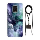Senada Redmi Note Oneplus 9 Pro ile Uyumlu Kılıf Sonsuzluk Desenli Silikon İpli Boyun Askı Aparatı