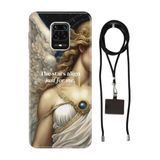 Senada Redmi Note Oneplus 9 Pro ile Uyumlu Kılıf Stars Desenli Silikon İpli Boyun Askı Aparatı