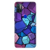 Senada Reeder P13 Blue Max Pro 6.51" İle Uyumlu Kılıf Desenli Baskılı Silikon 4D Küpler