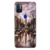 Senada Reeder P13 Blue Max Pro 6.51" İle Uyumlu Kılıf Desenli Baskılı Silikon Amsterdam