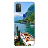 Senada Reeder P13 Blue Max Pro 6.51" İle Uyumlu Kılıf Desenli Baskılı Silikon Como