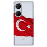 Senada Reeder S19 Max Pro S Edge İle Uyumlu Kılıf Telefon İle Uyumlu Kılıfı Baskılı Al Bayrak