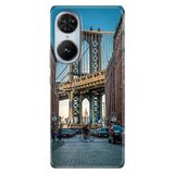 Senada Reeder S19 Max Pro S Edge İle Uyumlu Kılıf Telefon İle Uyumlu Kılıfı Baskılı Brooklyn Köprüsü