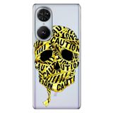 Senada Reeder S19 Max Pro S Edge İle Uyumlu Kılıf Telefon İle Uyumlu Kılıfı Baskılı İskelet Caution