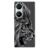Senada Reeder S19 Max Pro S Edge İle Uyumlu Kılıf Telefon İle Uyumlu Kılıfı Baskılı Kara Aslan