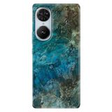 Senada Reeder S19 Max Pro S Edge İle Uyumlu Kılıf Telefon İle Uyumlu Kılıfı Baskılı Mavi Mermer