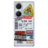 Senada Reeder S19 Max Pro S Edge İle Uyumlu Kılıf Telefon İle Uyumlu Kılıfı Baskılı Mix Sticker