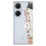 Senada Reeder S19 Max Pro S Edge İle Uyumlu Kılıf Telefon İle Uyumlu Kılıfı Baskılı Pisi Pisi Kedi