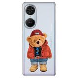 Senada Reeder S19 Max Pro S Edge İle Uyumlu Kılıf Telefon İle Uyumlu Kılıfı Baskılı Teddybear