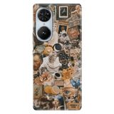 Senada Reeder S19 Max Pro S Edge İle Uyumlu Kılıf Telefon İle Uyumlu Kılıfı Baskılı Vangogh6604