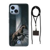 Senada Reeder S23 Pro Max ile Uyumlu Kılıf Horse Silikon İpli Boyun Askı Aparatı