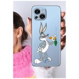 Senada Reeder S23 Pro Max ile Uyumlu Kılıf Reeder S23 Pro Max Şeffaf Silikon Baskılı Bugs