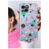 Senada Reeder S23 Pro Max ile Uyumlu Kılıf Reeder S23 Pro Max Şeffaf Silikon Baskılı Cupcake Shop