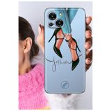 Senada Reeder S23 Pro Max ile Uyumlu Kılıf Reeder S23 Pro Max Şeffaf Silikon Baskılı FashionModa