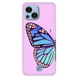 Senada Reeder S23 Pro Max ile Uyumlu Kılıf Resimli Desenli Silikon Butterfly