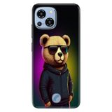 Senada Reeder S23 Pro Max ile Uyumlu Kılıf Resimli Desenli Silikon Cool Teddy