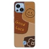 Senada Reeder S23 Pro Max ile Uyumlu Kılıf Resimli Desenli Silikon Good Luck