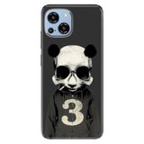 Senada Reeder S23 Pro Max İle Uyumlu Kılıf Silikon Desenli Resimli Kapak Skull Panda