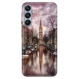 Senada Samsung A17 İle Uyumlu Kılıf Galaxy A17 Dekoratif Silikon Baskılı Kapak Amsterdam