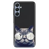 Senada Samsung A17 İle Uyumlu Kılıf Galaxy A17 Dekoratif Silikon Baskılı Kapak Cix Kedi