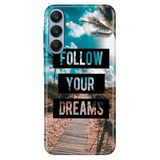 Senada Samsung A17 İle Uyumlu Kılıf Galaxy A17 Dekoratif Silikon Baskılı Kapak Follow Your Dreams