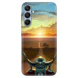 Senada Samsung A17 İle Uyumlu Kılıf Galaxy A17 Dekoratif Silikon Baskılı Kapak Harleymoto