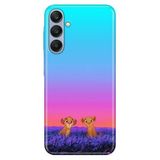 Senada Samsung A17 İle Uyumlu Kılıf Galaxy A17 Dekoratif Silikon Baskılı Kapak Junior Aslanlar
