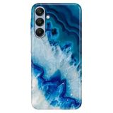 Senada Samsung A17 İle Uyumlu Kılıf Galaxy A17 Dekoratif Silikon Baskılı Kapak Koyu Ametist