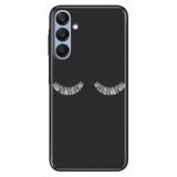 Senada Samsung A17 İle Uyumlu Kılıf Galaxy A17 Dekoratif Silikon Baskılı Kapak Masum Kirpik