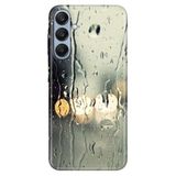 Senada Samsung A17 İle Uyumlu Kılıf Galaxy A17 Dekoratif Silikon Baskılı Kapak Yağmurlu Bir Akşam