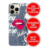 Senada Samsung A50 A70 A80 A3 A5 A7 A8 A9 2017 2018 2019 İle Uyumlu Kılıf İsimli Yazılı Kişiye Özel Jean Dizayn