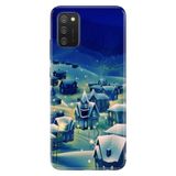 Senada Samsung Galaxy A02S İle Uyumlu Kılıf Desenli Baskılı Silikon Cold Village