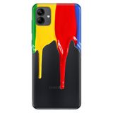 Senada Samsung Galaxy A04 İle Uyumlu Kılıf Silikon Moderna Desenli Akan Boya