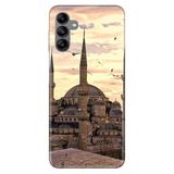 Senada Samsung Galaxy A04S İle Uyumlu Kılıf Silikon Desenli Resimli Kapak Camii