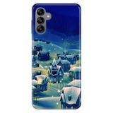 Senada Samsung Galaxy A04S İle Uyumlu Kılıf Silikon Desenli Resimli Kapak Cold Village