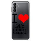 Senada Samsung Galaxy A04S İle Uyumlu Kılıf Silikon Desenli Resimli Kapak İlovecat