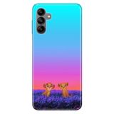 Senada Samsung Galaxy A04S İle Uyumlu Kılıf Silikon Desenli Resimli Kapak Junior Aslanlar