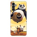 Senada Samsung Galaxy A04S İle Uyumlu Kılıf Silikon Desenli Resimli Kapak Kungfu Panda