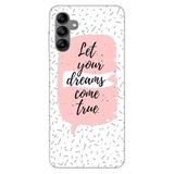 Senada Samsung Galaxy A04S İle Uyumlu Kılıf Silikon Desenli Resimli Kapak Let Dream Love