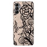 Senada Samsung Galaxy A04S İle Uyumlu Kılıf Silikon Desenli Resimli Kapak Pink Mandala