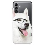 Senada Samsung Galaxy A04S İle Uyumlu Kılıf Silikon Desenli Resimli Kapak Prof Dog