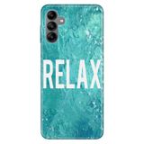 Senada Samsung Galaxy A04S İle Uyumlu Kılıf Silikon Desenli Resimli Kapak Relax Mermer