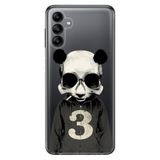 Senada Samsung Galaxy A04S İle Uyumlu Kılıf Silikon Desenli Resimli Kapak Skull Panda