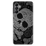 Senada Samsung Galaxy A04S İle Uyumlu Kılıf Silikon Desenli Resimli Kapak Skuller