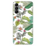 Senada Samsung Galaxy A04S İle Uyumlu Kılıf Silikon Desenli Resimli Kapak Tropical